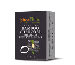 Shea Olein Activated Bamboo Charcoal Deep Cleanse Detoxifying Soap